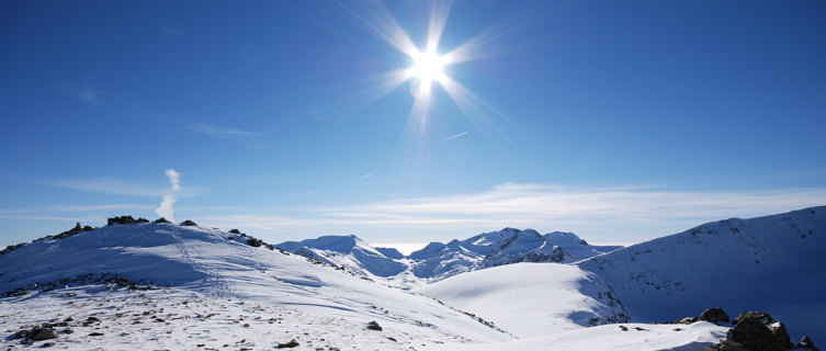 Pamporovo's winter mountains