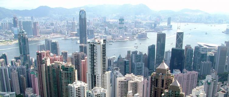 View from Peak Hill, Hong Kong