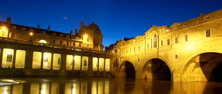 Bath at night