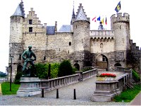 The Het Steen Fortress by the River Scheldt 