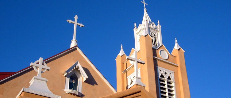 Church in Alburquerque's Old Town