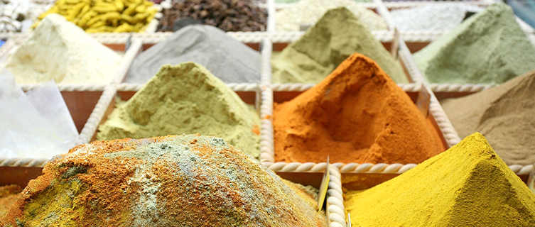 Spices in the old souq, Doha