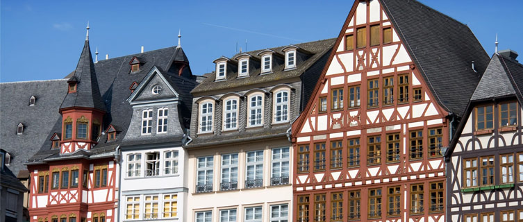 Traditional timbered houses, Frankfurt