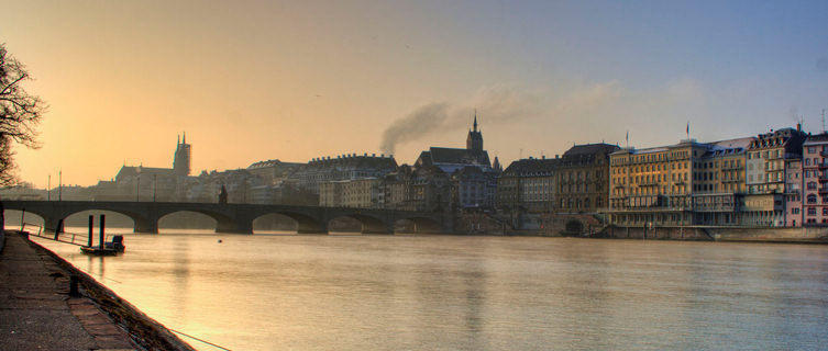 Sunrise on the Rhine, Basel