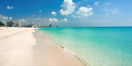 Enjoy lapping up the rays in South Beach, Miami