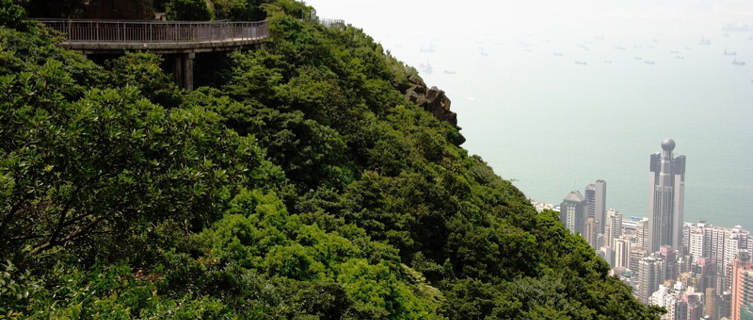 Victoria Peak path, Hong Kong