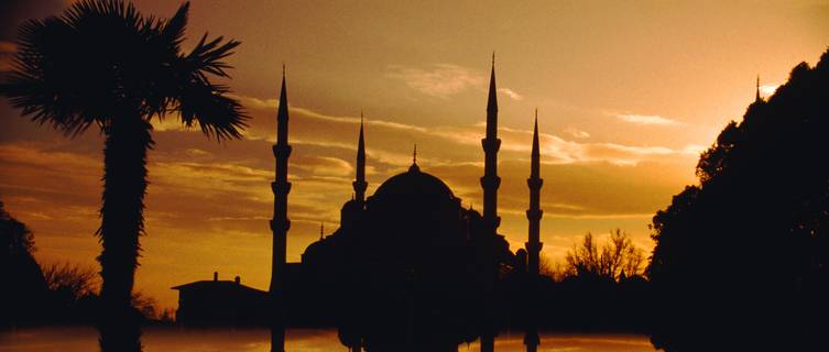 Blue Mosque at night, Istanbul