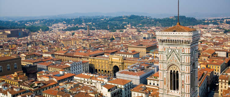 Giotto's Campanile towers over Florence new