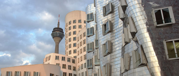 Düsseldorf's harbour district 