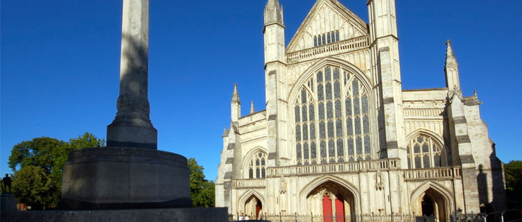 Winchester Cathedral is a short drive from Southampton.