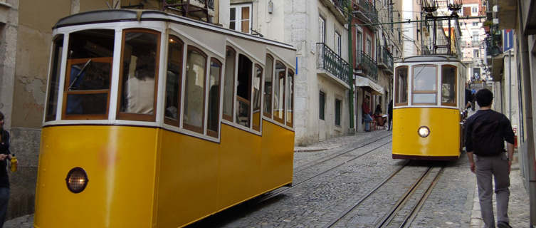 Trams in Lisbon