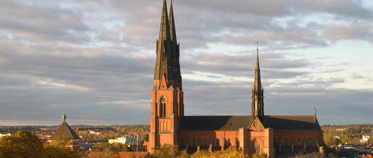 Uppsala near Stockholm is one of Sweden's prettiest cities