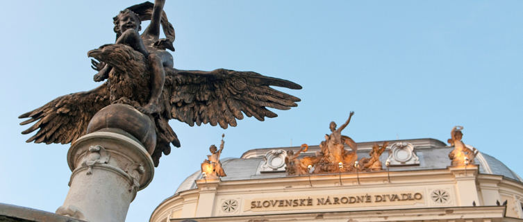 Ganymede's fountain, Bratislava