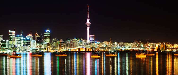 Auckland at night