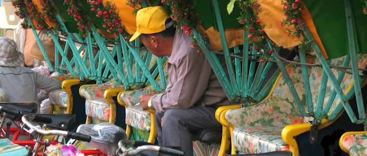 Traditional Rickshaws in Taiwan