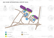 Abu Dhabi Zayed International Airport map