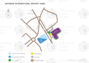 Antwerp International Airport map