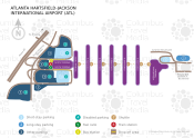 Atlanta Hartsfield-Jackson International Airport map