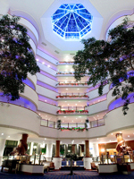 Celtic Manor features a grand atrium