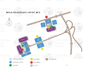 BER Berlin Brandenburg Airport map