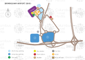 Birmingham Airport map