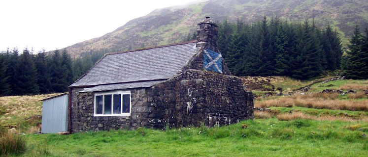 White Laggan sits alone in the wilds of Galloway Forest Park