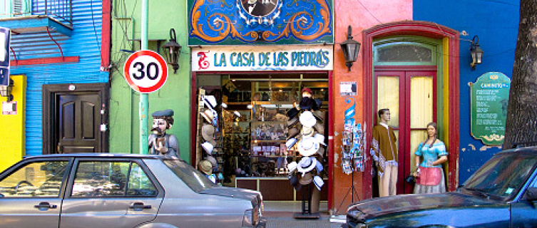 Buenos Aires' colourful La Boca neighbourhood 