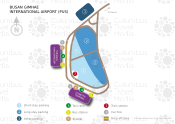 Busan Gimhae International Airport map