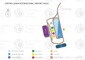 Chubu Centrair International Airport (Central Japan International Airport) map