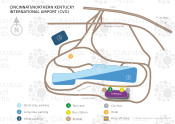 Cincinnati/Northern Kentucky International Airport map