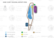 Dane County Regional Airport map