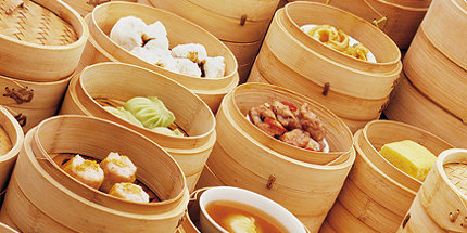 Try the excellent dim sum at Horizon restaurant