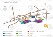 Frankfurt Airport map