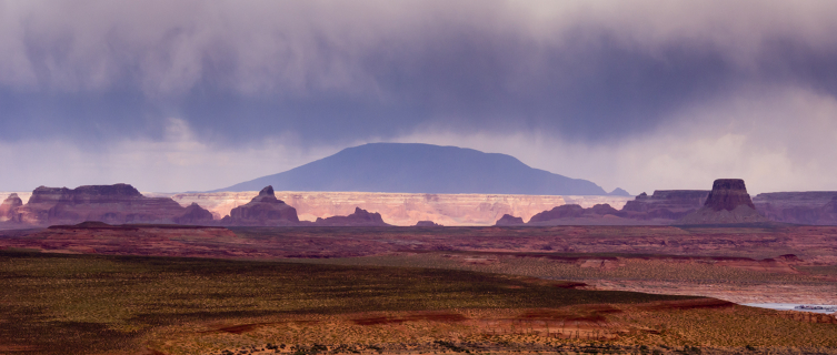 Harsh desert landscapes await on a world cycling tour