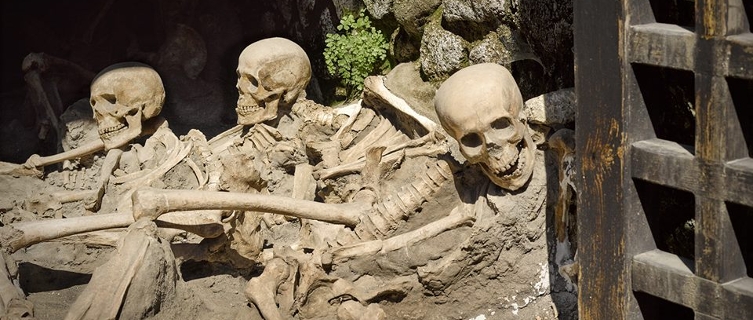 Herculaneum was destroyed by the 79 AD Mount Vesuvius eruption