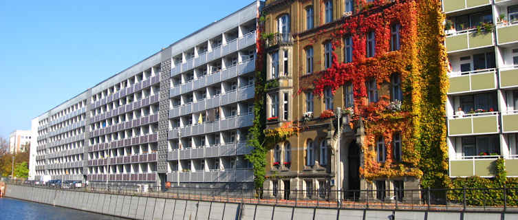 Old and new German houses, Berlin