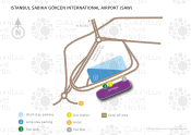 Istanbul Sabiha Gökçen International Airport map