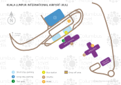 Kuala Lumpur International Airport map