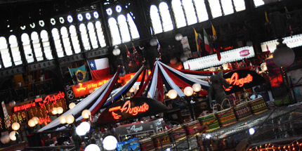 The city's bustling Mercado Central