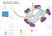 New York John F. Kennedy International Airport map