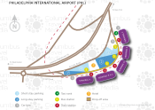 Philadelphia International Airport map