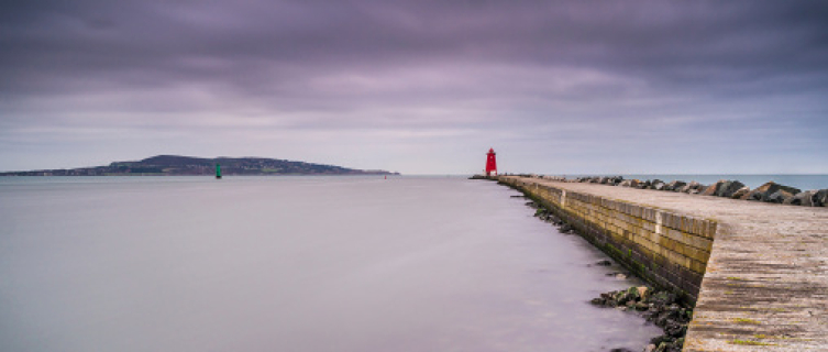 Poolbeg Lighthouse is a great place to spark up