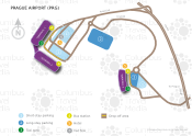 Prague Airport map