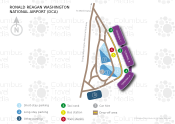 Ronald Reagan Washington National Airport map