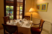 Dine at the hotel's Belle Epoque restaurant