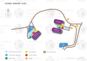 Sydney Airport map