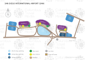 San Diego International Airport map