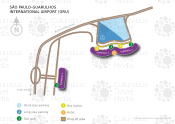 São Paulo/Guarulhos International Airport map