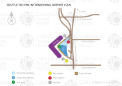 Seattle-Tacoma International Airport map