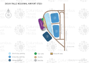 Sioux Falls Regional Airport map